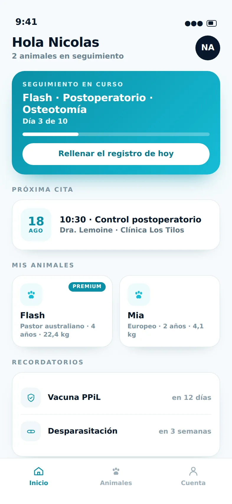 VETPOP · La cartilla sanitaria de tu animal, compartida con su veterinario