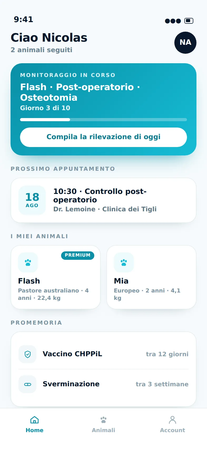 VETPOP · Il libretto sanitario del tuo animale, condiviso con il suo veterinario