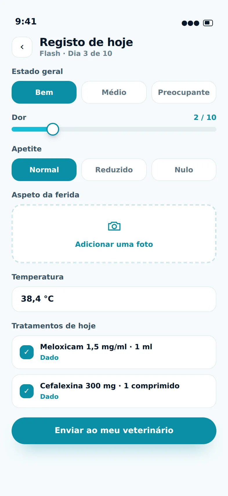 VETPOP · O boletim de saúde do seu animal, partilhado com o seu veterinário
