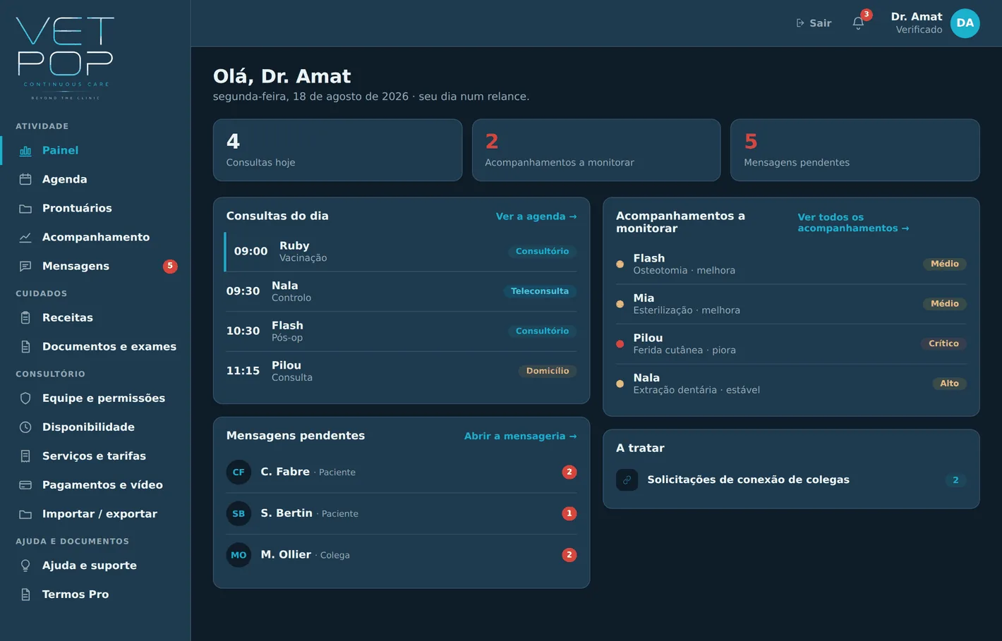VETPOP PRO — Veterinários